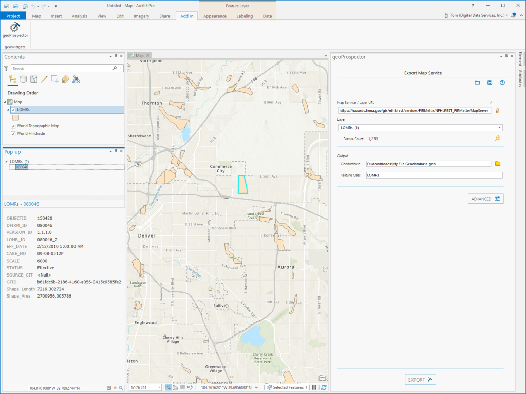 geoProspector Add In